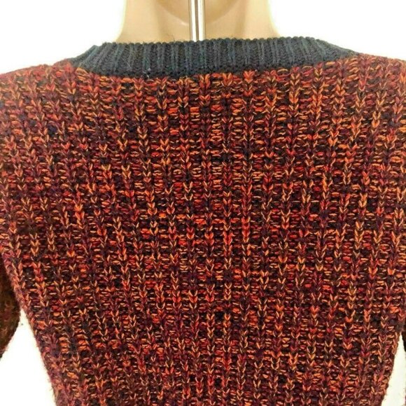 Miss Me Girl's M Medium Pullover Sweater Knitted Multicolor Mixed Patterns - Picture 7 of 8